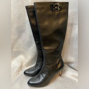 Cole Haan Black Leather Boots Nike Air New 8.5